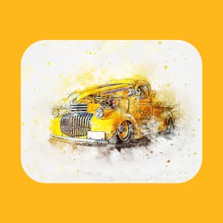 Vintage Yellow Truck T-Shirt