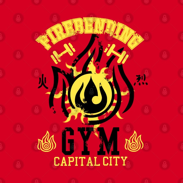 Firebending Gym by Silentrebel