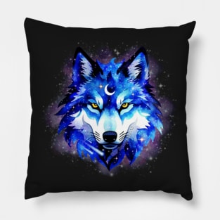 Celestial Wolf Pillow