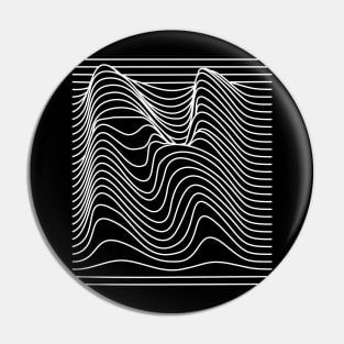 n wave lines design Pin