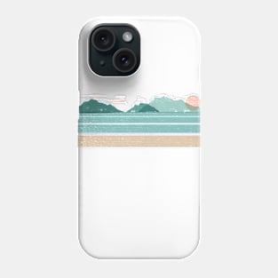 80s Summer Mountain Sunset Phone Case