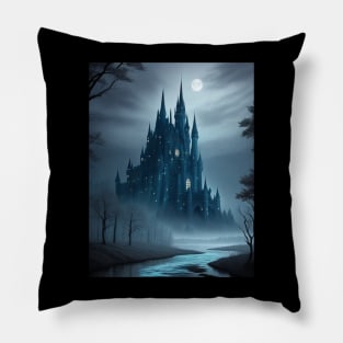 Dark Fantasy Castle Pillow