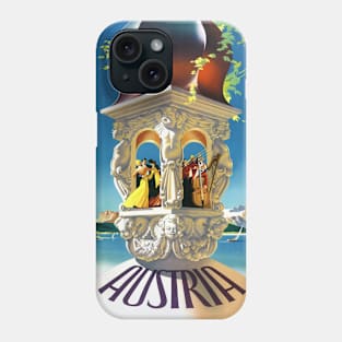 Austria Vintage Travel Poster Phone Case