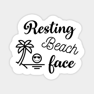 Resting Beach Face Magnet