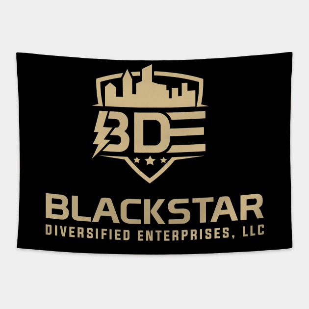 BDE NOLA Lg Logo Tapestry by Blackstar Diversified