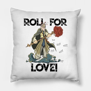 Roleplaying RPG Valentines Day TableTop D20 Dice Wizard Gift Pillow