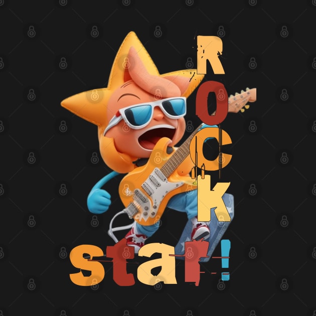 Rock Star With Guitar by sweetrevenge