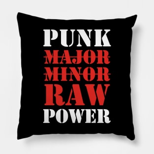 Punk Rock quote Pillow