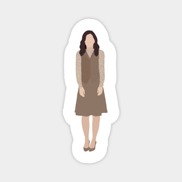 the good place neutral janet illustration Magnet by WorkingOnIt