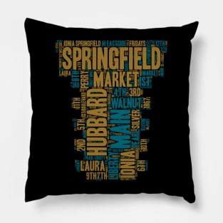 Springfield Klutho Cross Streets Pillow