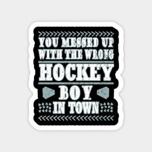 Hockey Street Equipment Hockey Stick Friends Magnet