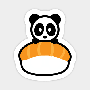 Sushi Panda Salmon Bambu Brand Roll Maki Seaweed Nori Raw Fish Seafood Soy Sauce Wasabi Magnet