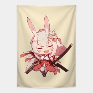 Bunny Warrior Tapestry