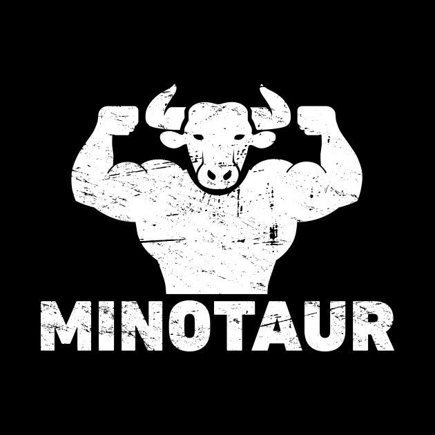 Distressed Greek Mythology Minotaur by MeatMan