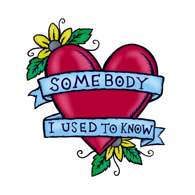 Somebody That I Used to Know – Illustrated Lyrics by bangart