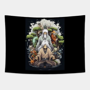 mushi shi fanart anime graphic tee Tapestry