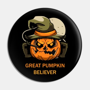 Great Pumpkin Believer Pin