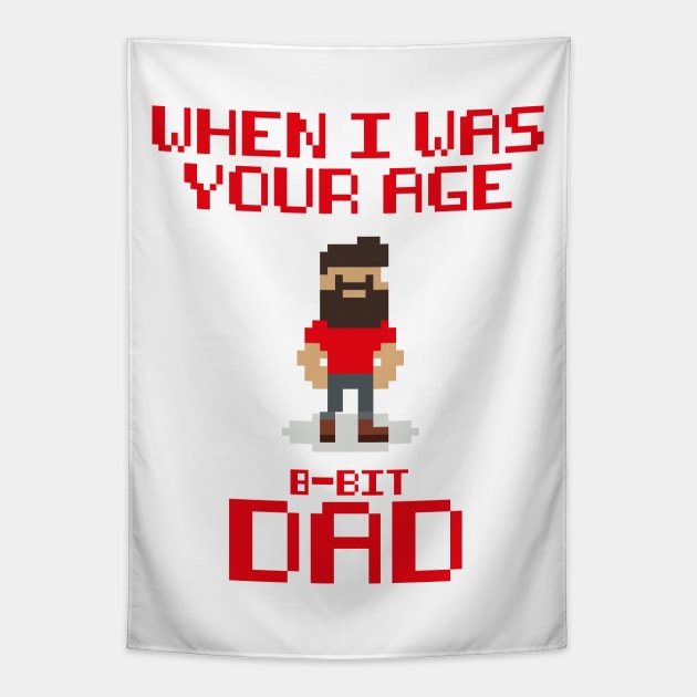 8 Bit Dad Tapestry by BOEC Gear