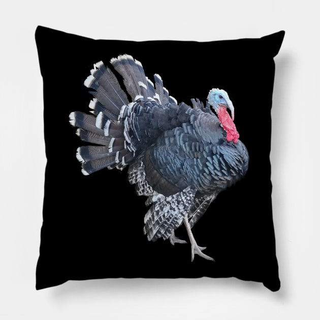 Retro Vintage Turkey Jive Gurkey Thanksgiving Pillow by BurunduXX-Factory