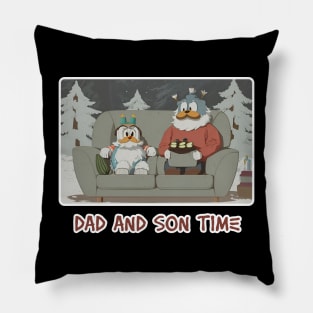 Bigfoot | dad and son time Pillow