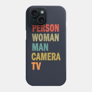 Person Woman Man Camera TV Phone Case