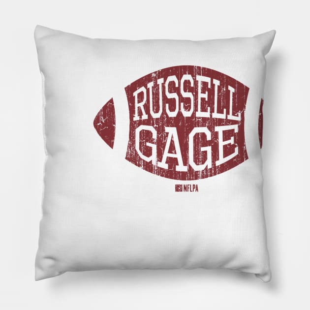 Russell Gage Tampa Bay Football Pillow by TodosRigatSot