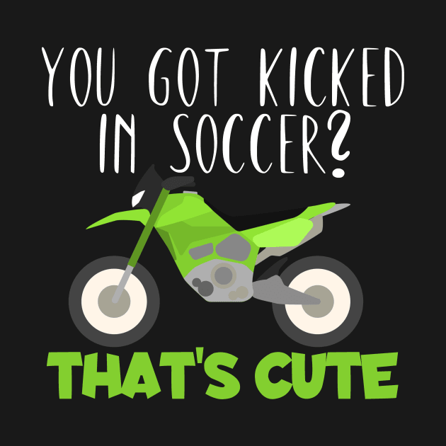 Motocross kicked soccer cute by maxcode