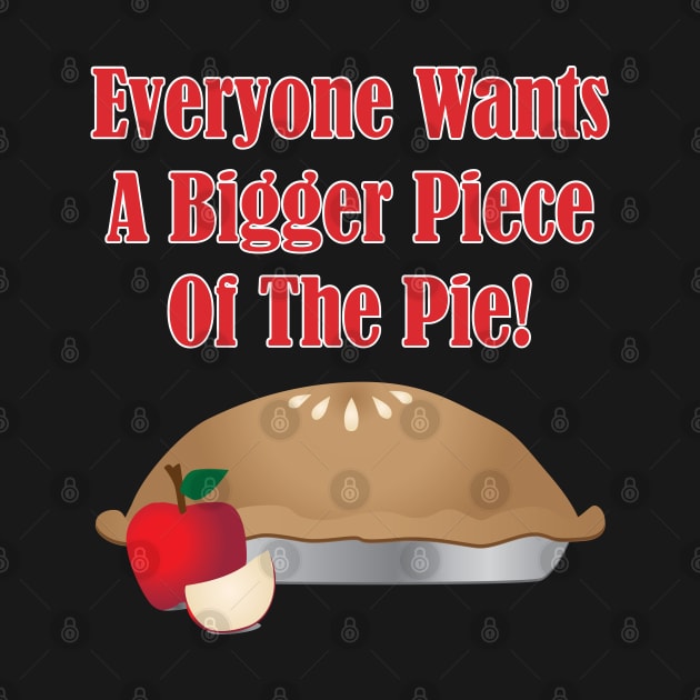 Everyone Bigger Pie Apple by KEWDesign