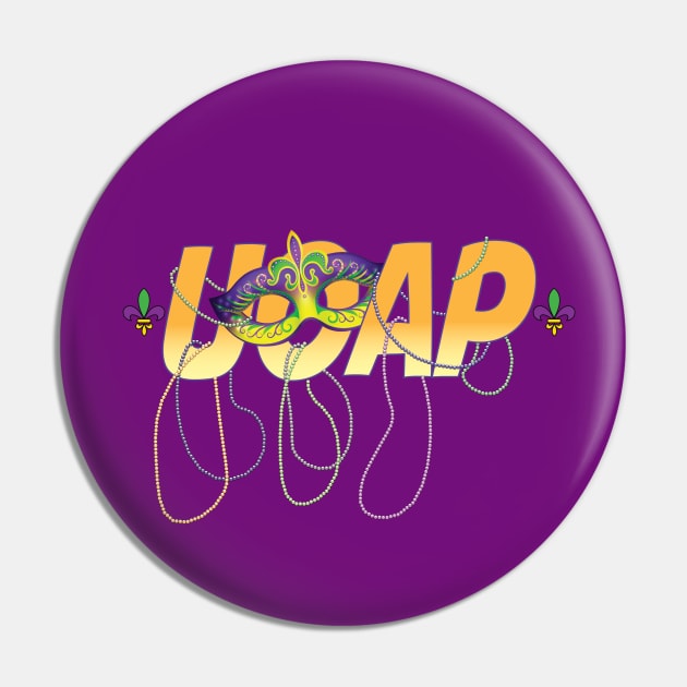 Universal Mardi Gras Pin by DreadfulThreads