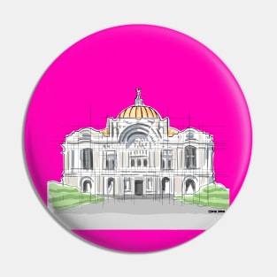 bellas artes x mexico city ecopop architectural portrait monuments Pin