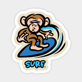 Surf Monkey Magnet