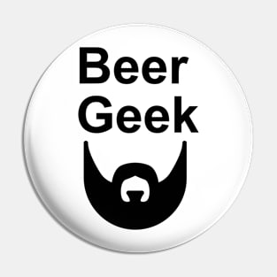 Beer Geek Logo Pin