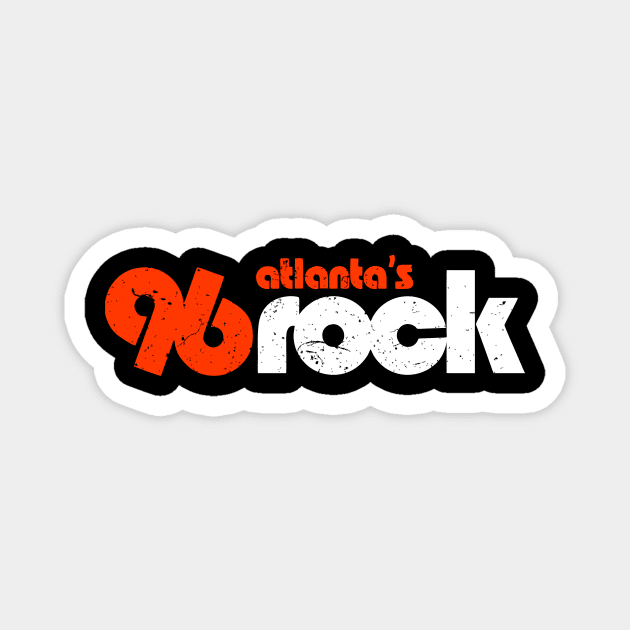 96 Rock Radio Magnet by Seitori