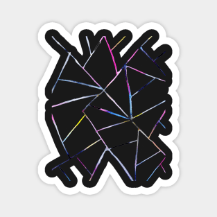 Geometric Watercolor Design Magnet