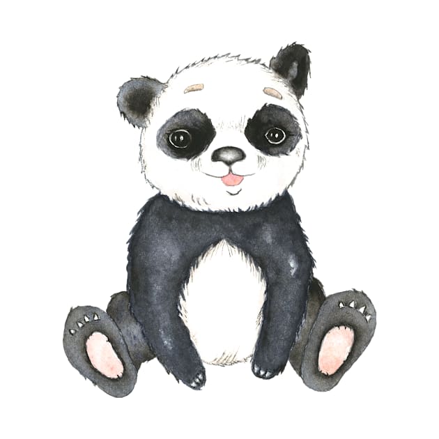 Smiley baby panda by LatiendadeAryam