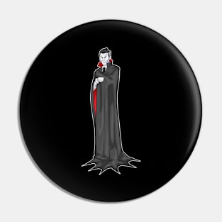 Vampire Halloween Coffee Pin