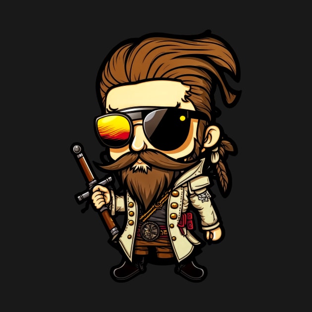 Cool Pirate by ZombieTeesEtc