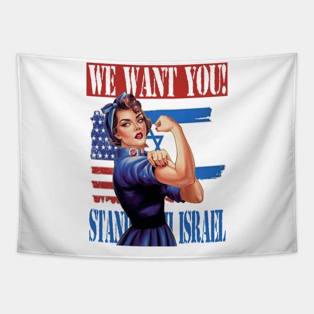 We Want You! (plain background) Tapestry by Debrawib