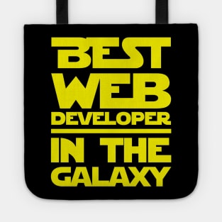 Best Web Developer In The Galaxy Tote