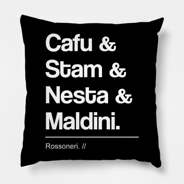 The Back Four II Pillow by MUVE