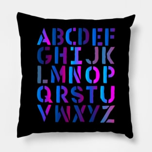 alphabet letters Pillow