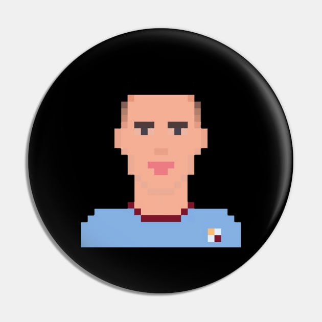 Foden 8bit Pin by Roti Kodok Art