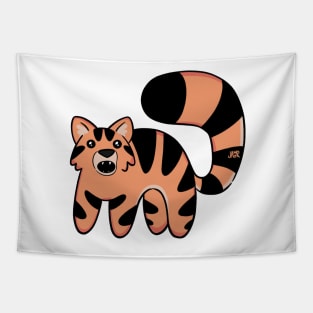 Tiger Baby YELLING Tapestry