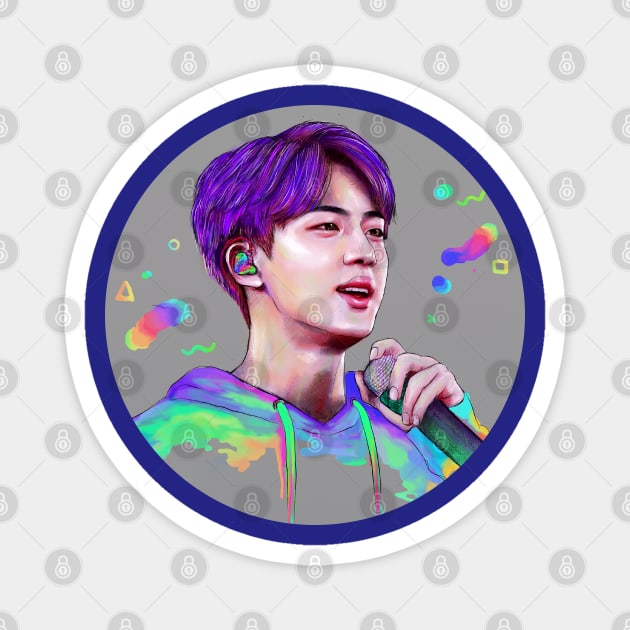 KIM SEOKJIN BTS Magnet by boasiaedane