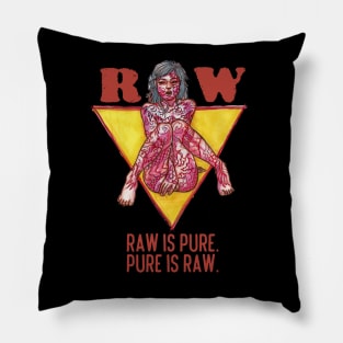 raw girl Pillow