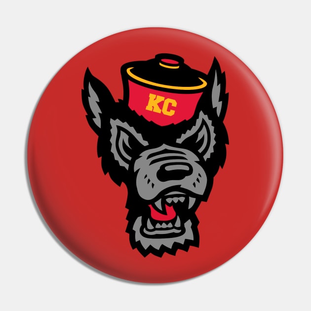 Retro Sailor KC Chiefs Big Pin by twothree