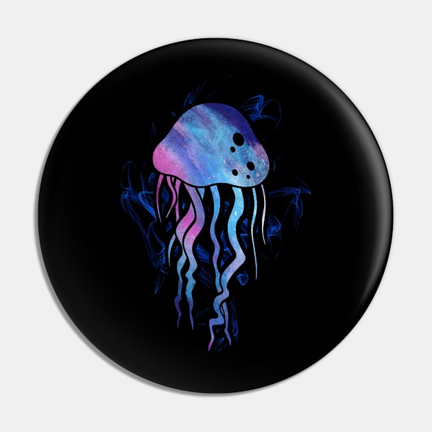 Colorful Jellyfish Pin by Mila46