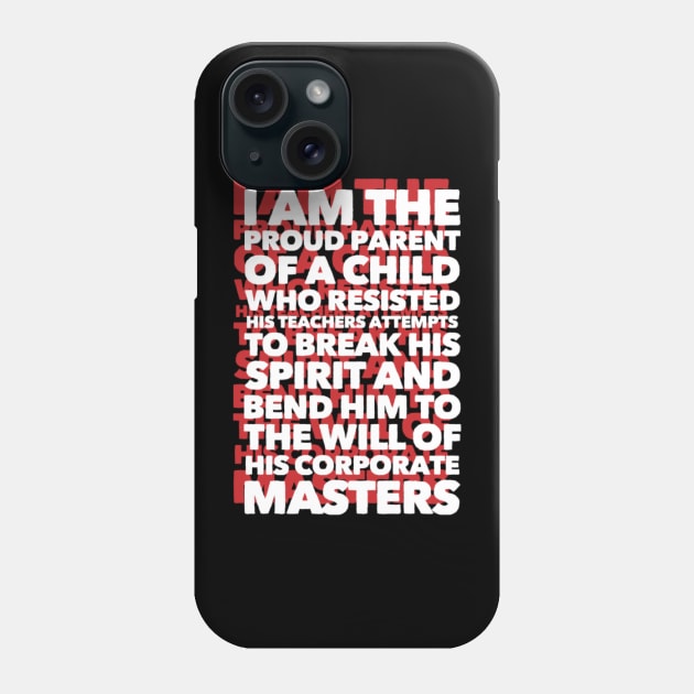 Real education Phone Case by MADMIKE CLOTHING