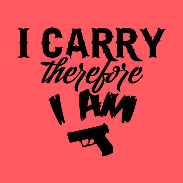 I carry therefore I am (black) by nektarinchen