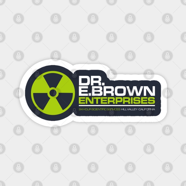 Back to the Future Dr. E. Brown Enterprises Magnet by Meta Cortex